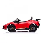 Kép 3/5 - Chipolino Lamborghini Huracan elektromos autó bőr üléssel - piros