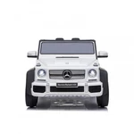 Kép 2/5 - Chipolino Mercedes Maybach G650 elektromos autó bőr üléssel - fehér