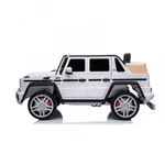 Kép 3/5 - Chipolino Mercedes Maybach G650 elektromos autó bőr üléssel - fehér