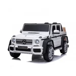 Kép 1/5 - Chipolino Mercedes Maybach G650 elektromos autó bőr üléssel - fehér