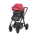 Kép 4/10 - Lorelli Alexa SET babakocsi mózessé alakítható sport résszel - Cherry Red
