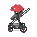 Kép 7/10 - Lorelli Alexa SET babakocsi mózessé alakítható sport résszel - Cherry Red