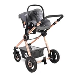Kép 9/10 - Lorelli Alexa SET babakocsi mózessé alakítható sport résszel - Luxe Black