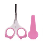 Kép 1/3 - Baby Care Körömvágó olló védőtokkal - Blush Pink