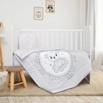 Kép 3/3 - Lorelli 3 részes ágynemű garnitúra - Little Bear Grey