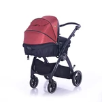 Kép 2/10 - Lorelli Adria multifunkciós babakocsi - Premium Black&Red