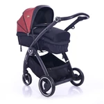 Kép 1/10 - Lorelli Adria multifunkciós babakocsi - Premium Black&Red