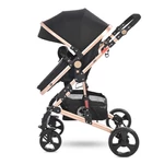 Kép 6/6 - Lorelli Alba multifunkciós babakocsi - Classic Black