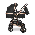 Kép 3/10 - Lorelli Alba multifunkciós babakocsi - Premium Black