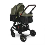 Kép 1/10 - Lorelli Alba multifunkciós babakocsi - Premium Loden Green
