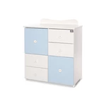 Kép 3/4 - Lorelli Cupboard pelenkázó komód - White & Baby Blue