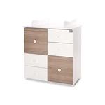 Kép 1/4 - Lorelli Cupboard pelenkázó komód - White & Coffee