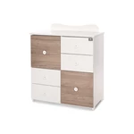 Kép 3/4 - Lorelli Cupboard pelenkázó komód - White & Coffee