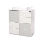 Kép 1/4 - Lorelli Cupboard pelenkázó komód - White & Milky Green