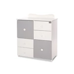Kép 3/4 - Lorelli Cupboard pelenkázó komód - White & Stone Grey