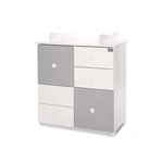 Kép 1/4 - Lorelli Cupboard pelenkázó komód - White & Stone Grey