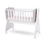 Kép 1/2 - Lorelli First Dreams ringatható bölcső 105x55 - White / Artwood New