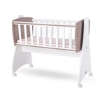 Kép 1/2 - Lorelli First Dreams ringatható bölcső 105x55 - White / Coffee New