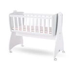 Kép 1/2 - Lorelli First Dreams ringatható bölcső 105x55 - White / Milky Green New