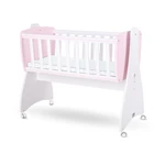 Kép 1/2 - Lorelli First Dreams ringatható bölcső 105x55 - White / Orchid Pink New