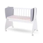 Kép 2/2 - Lorelli First Dreams ringatható bölcső 105x55 - White / Stone Grey