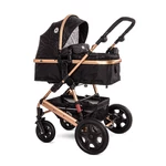Kép 1/8 - Lorelli Lora multifunkciós babakocsi - Luxe Black