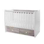 Kép 1/5 - Lorelli Matrix kiságy 60x120 - White Artwood 2Box