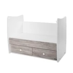 Kép 5/5 - Lorelli Matrix kiságy 60x120 - White Artwood 2Box