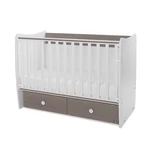 Kép 1/5 - Lorelli Matrix kiságy 60x120 - White Coffee 2Box