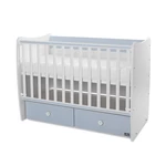 Kép 2/5 - Lorelli Matrix kiságy 60x120 Baby Baby Blue 2Box