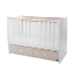 Kép 4/5 - Lorelli Matrix kiságy 60x120 Light Light Oak 2Box
