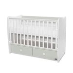 Kép 2/5 - Lorelli Matrix kiságy 60x120 Milky Milky Green 2Box