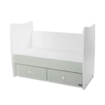 Kép 5/5 - Lorelli Matrix kiságy 60x120 Milky Milky Green 2Box