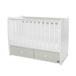 Kép 1/5 - Lorelli Matrix kiságy 60x120 Milky Milky Green 2Box