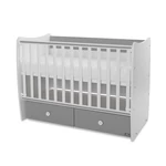 Kép 2/5 - Lorelli Matrix kiságy 60x120 Stone Stone Grey 2Box