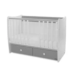 Kép 4/5 - Lorelli Matrix kiságy 60x120 Stone Stone Grey 2Box