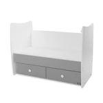 Kép 5/5 - Lorelli Matrix kiságy 60x120 Stone Stone Grey 2Box