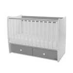 Kép 1/5 - Lorelli Matrix kiságy 60x120 Stone Stone Grey 2Box