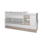 Kép 3/10 - Lorelli Mini Max kombi ágy 190x72 - White Amber New