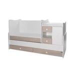 Kép 6/10 - Lorelli Mini Max kombi ágy 190x72 - White Amber New
