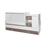 Kép 1/10 - Lorelli Mini Max kombi ágy 190x72 - White Coffe New