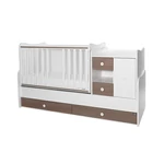 Kép 5/10 - Lorelli Mini Max kombi ágy 190x72 - White Coffe New