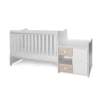 Kép 9/10 - Lorelli Mini Max kombi ágy 190x72 - White Light Oak New