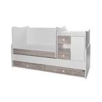 Kép 6/10 - Lorelli Mini Maxi kombi ágy 190x72 - White Artwood New