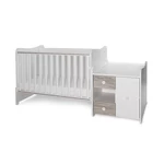 Kép 9/10 - Lorelli Mini Maxi kombi ágy 190x72 - White Artwood New