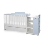 Kép 1/9 - Lorelli Multi kombi ágy 190x72 - White Baby Blue