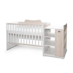 Kép 2/9 - Lorelli Multi kombi ágy 190x72 - White Light Oak