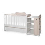 Kép 1/9 - Lorelli Multi kombi ágy 190x72 - White Light Oak