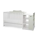 Kép 1/7 - Lorelli Multi kombi ágy 190x72 - White Milky Green