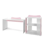 Kép 4/6 - Lorelli Multi kombi ágy 190x72 - White Orchid Orchid Pink